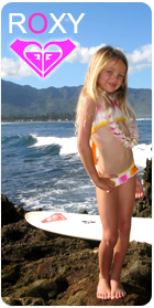 Roxy clothing brand designs apparel accessories for girls who love surf, snowboard, music, fashion: outerwear, jackets, jeans, pants, sweaters, tees, shirts, dresses, swimwear, wetsuits, footwear, shoes, bags, backpacks, watches, sunglasses, perfume, snowboards, skis. Discounts, events, pro rider photos, catalog, store, lookbooks, logo, blog. Quiksilver Inc