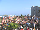 spring break crowd at the Bahia Mar